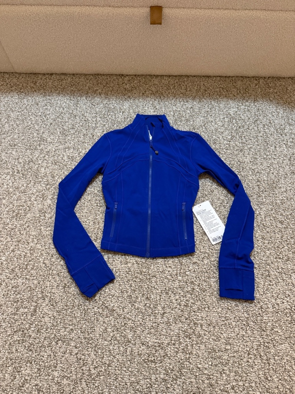 lululemon athletica Royal Blue Zip-Up Athletic Jacket